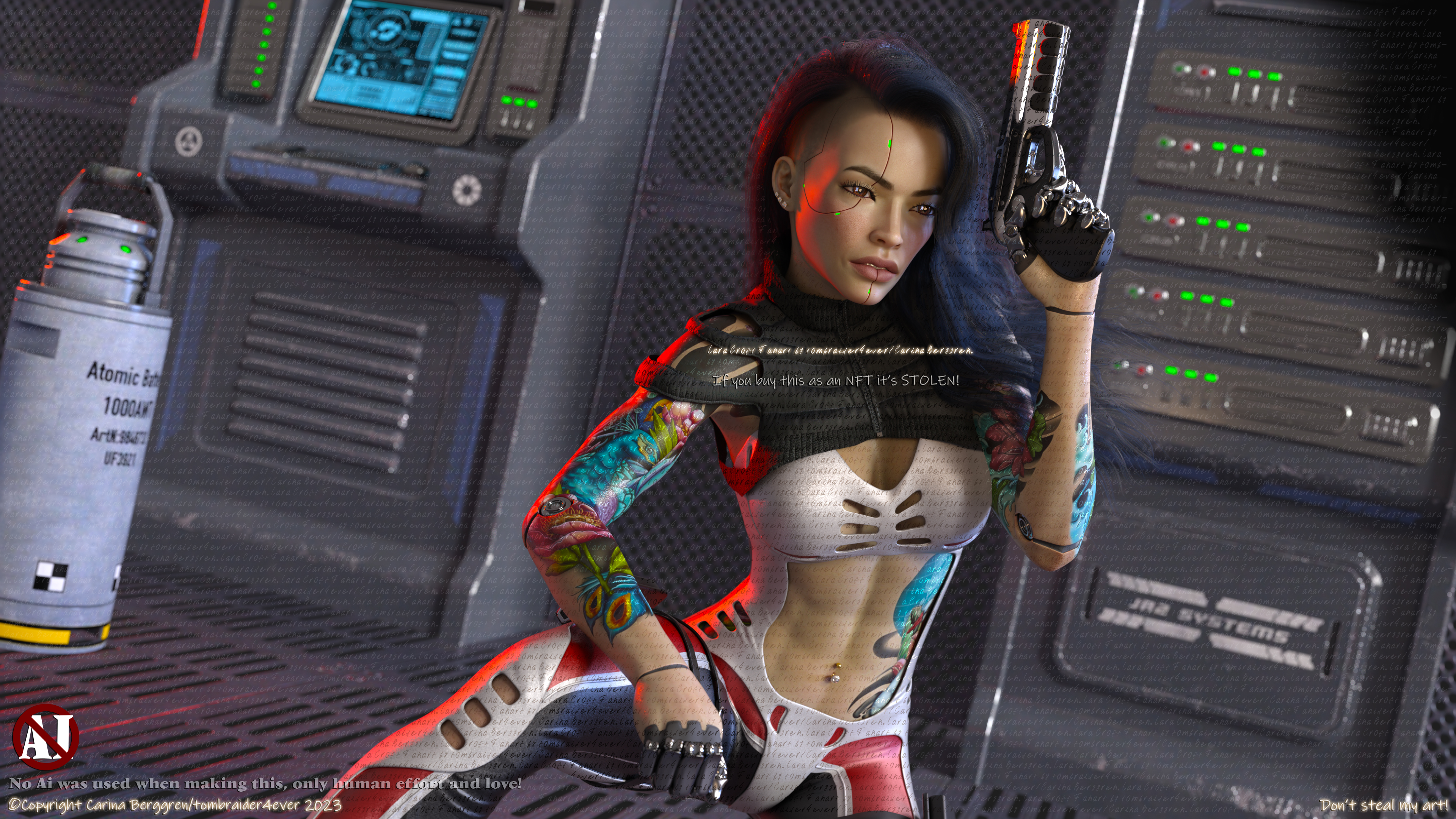 Asian cyborg Lara 2