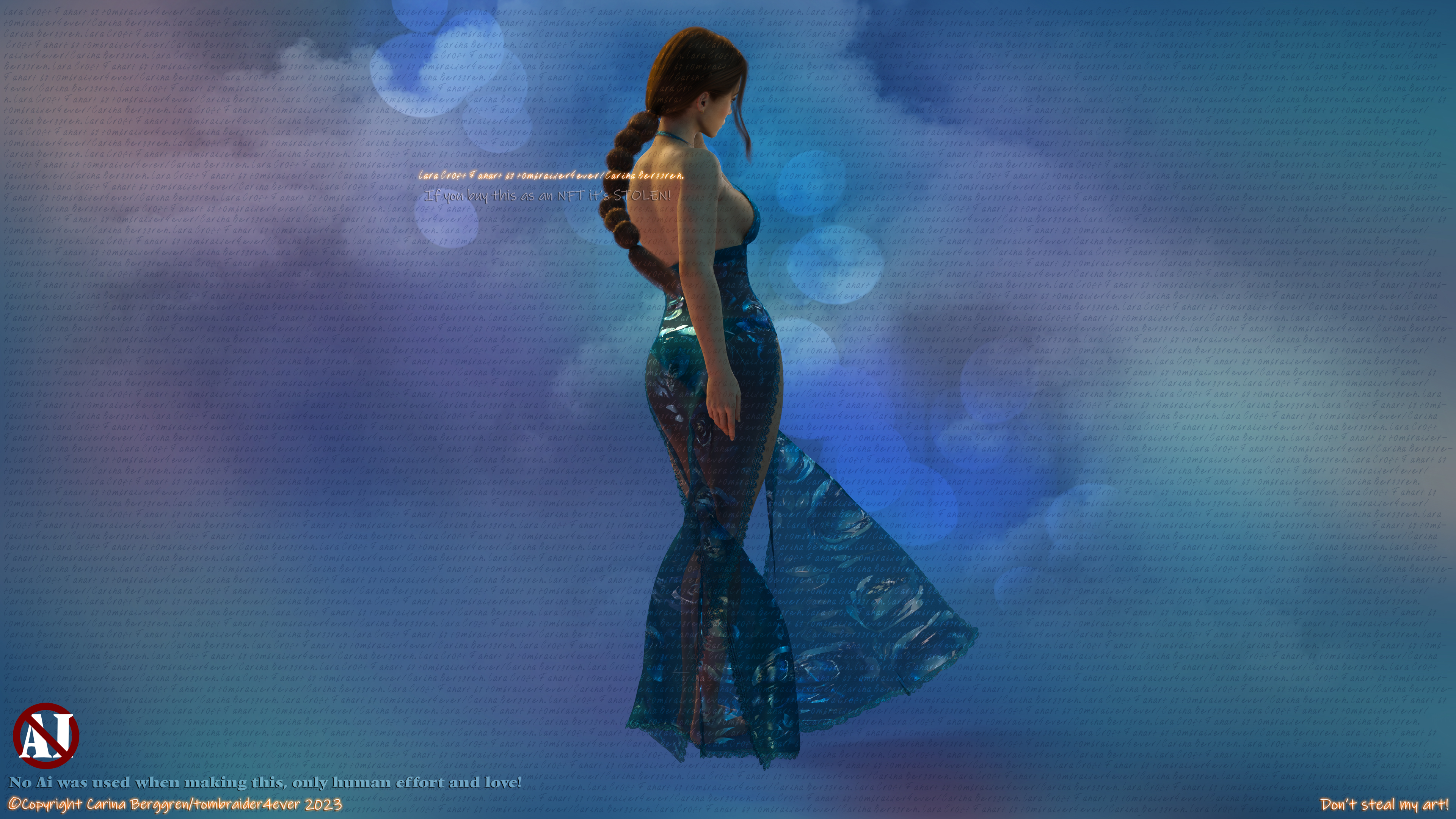 Blue dress 22